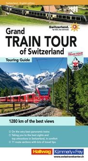 Produktbild: Hallwag Reisef&uuml;hrer Grand Train Tour of Switzerland, englische Ausgabe