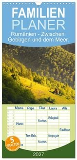 Produktbild: Familienplaner 2027 - Rum&auml;nien - Zwischen Gebirgen und dem Meer. mit 5 Spalten (Wandkalender, 21 x 45 cm) CALVENDO