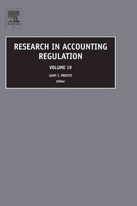 Produktbild: Research in Accounting Regulat