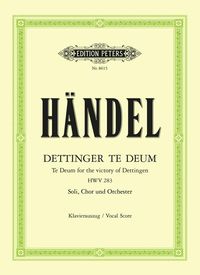 Produktbild: Handel, G: Dettingen Te Deum Hwv 283 (Vocal Score)