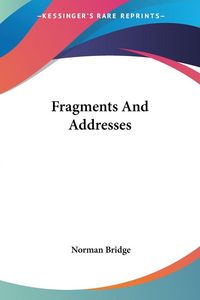 Produktbild: Fragments And Addresses