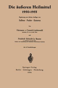 Produktbild: Die &auml;u&szlig;eren Heilmittel 1950&ndash;1955