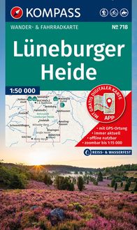 Produktbild: KOMPASS Wanderkarte 718 L&uuml;neburger Heide 1:50.000