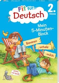 Produktbild: Fit f&uuml;r Deutsch 2. Klasse. Mein 5-Minuten-Block