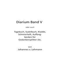 Produktbild: Diarium V