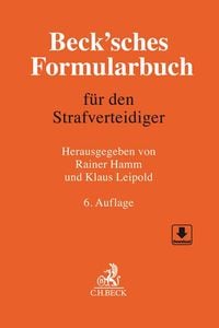Produktbild: Beck'sches Formularbuch f&uuml;r den Strafverteidiger