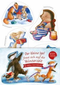 Produktbild: Fensterbild-Set Kleiner Igel