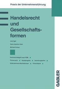 Produktbild: Handelsrecht und Gesellschaftsformen