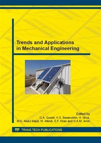 Produktbild: Trends and Applications in Mechanical Engineering