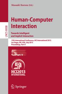 Produktbild: Human-Computer Interaction: Towards Intelligent and Implicit Interaction