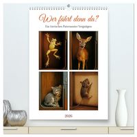 Produktbild: Wer f&auml;hrt denn da? Ein tierisches Paternoster Vergn&uuml;gen (hochwertiger Premium Wandkalender 2026 DIN A2 hoch), Kunstdruck in Hochglanz