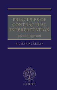Produktbild: PRINCIPLES OF CONTRACT INTERPRETAT 2E C