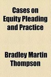 Produktbild: Cases on Equity Pleading and Practice
