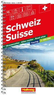 Produktbild: Hallwag Touring Strassenatlas Schweiz