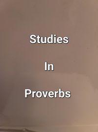 Produktbild: Studies In Proverbs