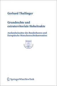 Produktbild: Grundrechte und extraterritoriale Hoheitsakte