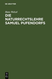 Produktbild: Die Naturrechtslehre Samuel Pufendorfs