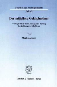 Produktbild: Der mittellose Geldschuldner.