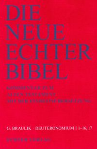 Produktbild: Die Neue Echter-Bibel. Kommentar / Kommentar zum Alten Testament mit Einheits&uuml;bersetzung / Deuteronomium I (1-16,17)