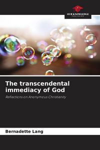 Produktbild: The transcendental immediacy of God