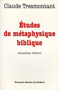Produktbild: Etudes de m&eacute;taphysique biblique