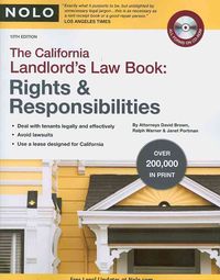 Produktbild: California Landlord's Law Book: Rights & Responsibilities "With CD"