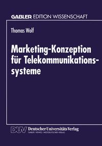 Produktbild: Marketing-Konzeption f&uuml;r Telekommunikationssysteme
