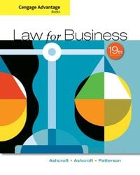 Produktbild: Cengage Advantage Books: Law for Business