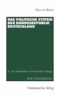 Produktbild: Das Politische System der Bundesrepublik Deutschland