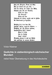 Produktbild: Gedichte in siebenb&uuml;rgisch-s&auml;chsischer Mundart