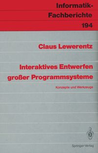 Produktbild: Interaktives Entwerfen gro&szlig;er Programmsysteme