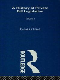 Produktbild: A History of Private Bill Legislation