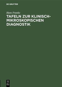 Produktbild: Tafeln zur klinisch-mikroskopischen Diagnostik