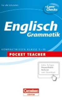 Produktbild: Pocket Teacher Englisch - Grammatik 5.-10. Klasse