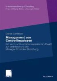 Produktbild: Management von Controllingwissen