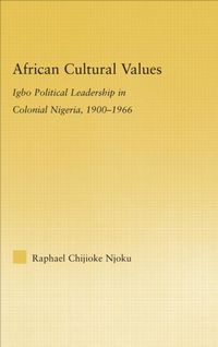 Produktbild: Njoku, R: African Cultural Values