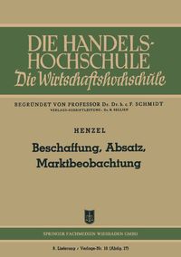 Produktbild: Beschaffung, Absatz, Marktbeobachtung