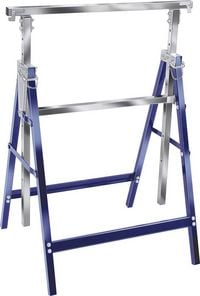Produktbild: Brennenstuhl MB 160 H 1444700 Ger&uuml;stbock klappbar, h&ouml;henverstellbar 160 kg (L x B x H) 135 x 110 x 110 mm 7.5 kg 1 St.