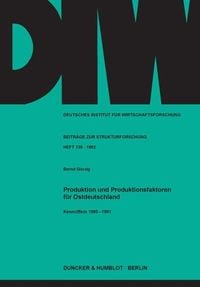 Produktbild: Unternehmerische Standortwahl und Investitionshemmnisse in den neuen Bundesl&auml;ndern.