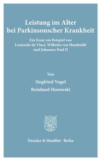Produktbild: Leistung im Alter bei Parkinsonscher Krankheit.