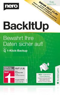 Nero BackItUp Vollversion, 1 Lizenz Windows Backup-Software
