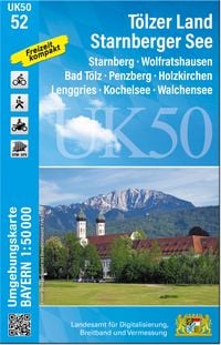 Produktbild: UK50-52 T&ouml;lzer Land, Starnberger See