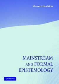 Produktbild: Mainstream and Formal Epistemology