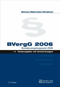 Produktbild: BVergG 2006