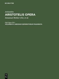 Produktbild: Librorum deperditorum fragmenta