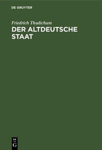 Produktbild: Der altdeutsche Staat
