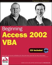 Produktbild: Beginning Access 2002 VBA