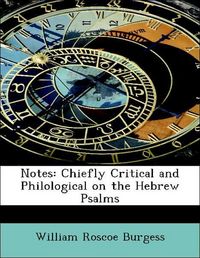 Produktbild: Burgess, W: Notes: Chiefly Critical and Philological on the