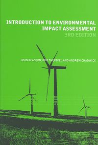 Produktbild: Introduction to Environmental Impact Assesment: Principles, and Procedures, Process, Practice and Prospects