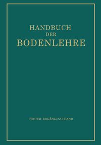 Produktbild: Handbuch der Bodenlehre
